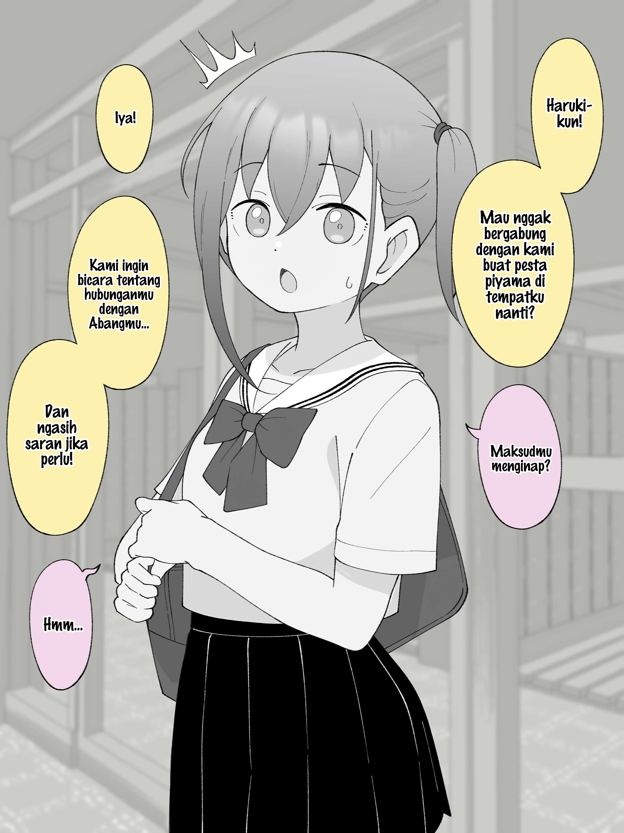 How the Little Brother Who Turned Into a Girl Became His Big Brother's Girlfriend. Chapter 112 - halaman 1