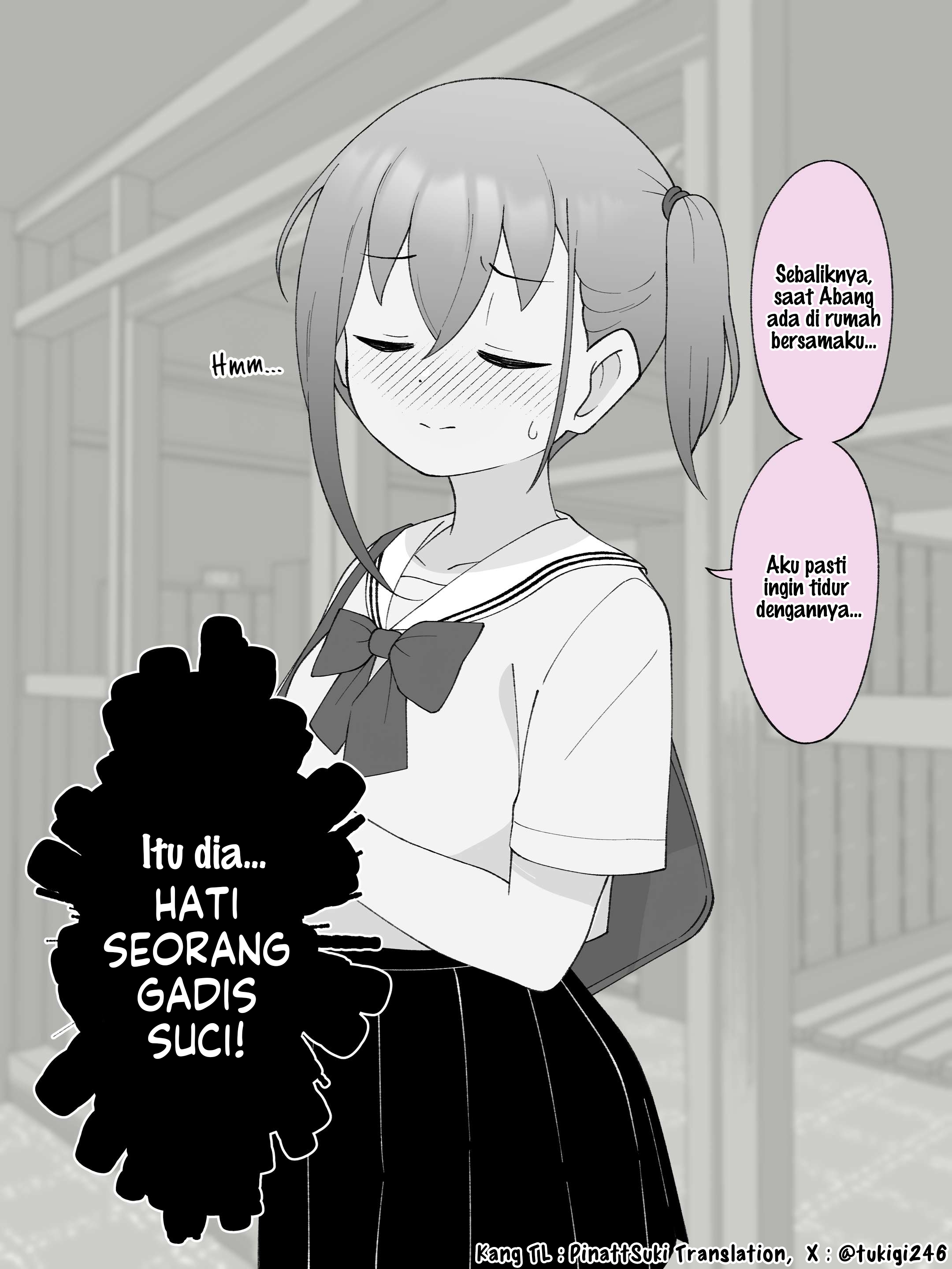 How the Little Brother Who Turned Into a Girl Became His Big Brother's Girlfriend. Chapter 112 - halaman 4