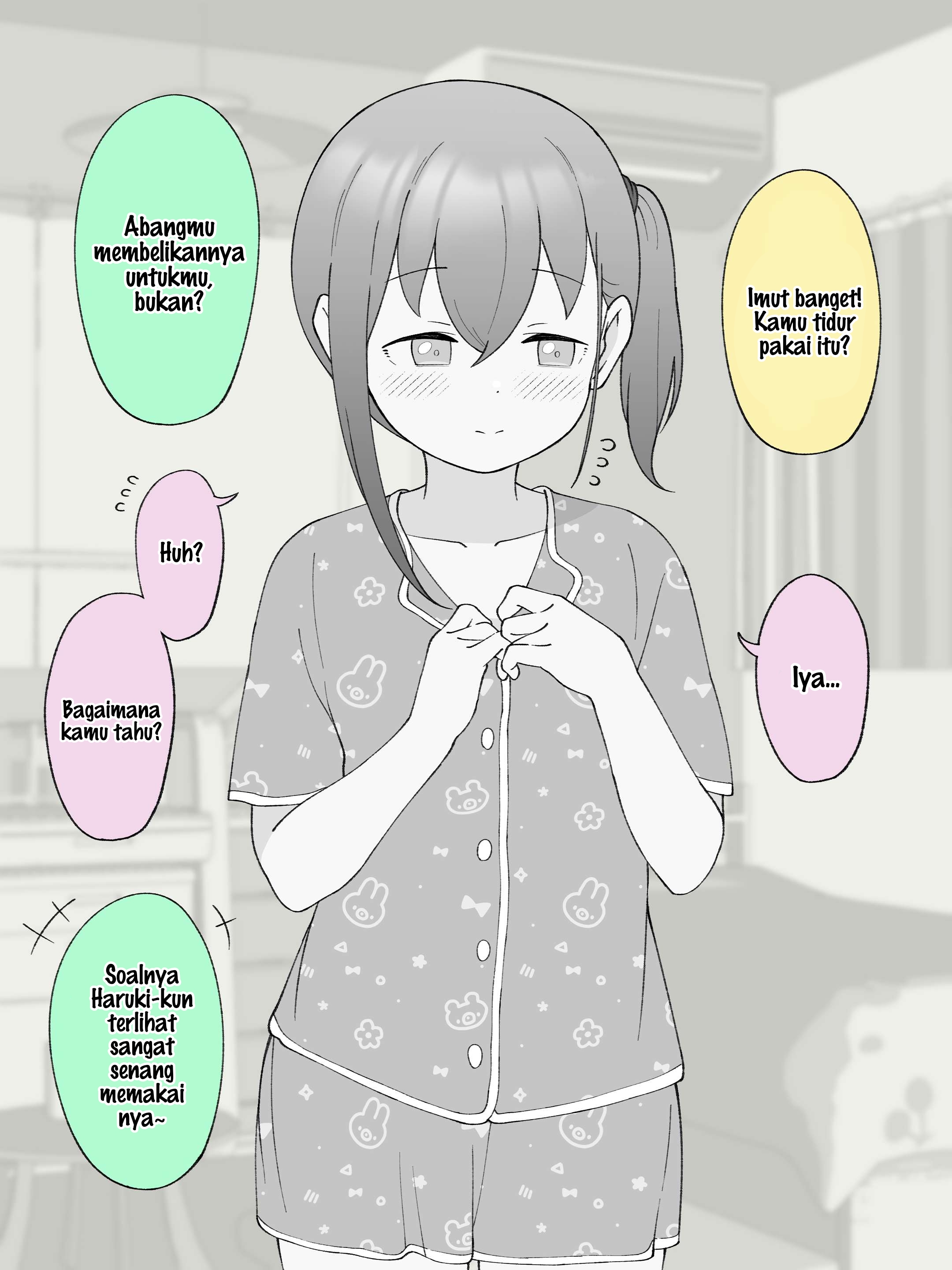 How the Little Brother Who Turned Into a Girl Became His Big Brother's Girlfriend. Chapter 113 - halaman 1