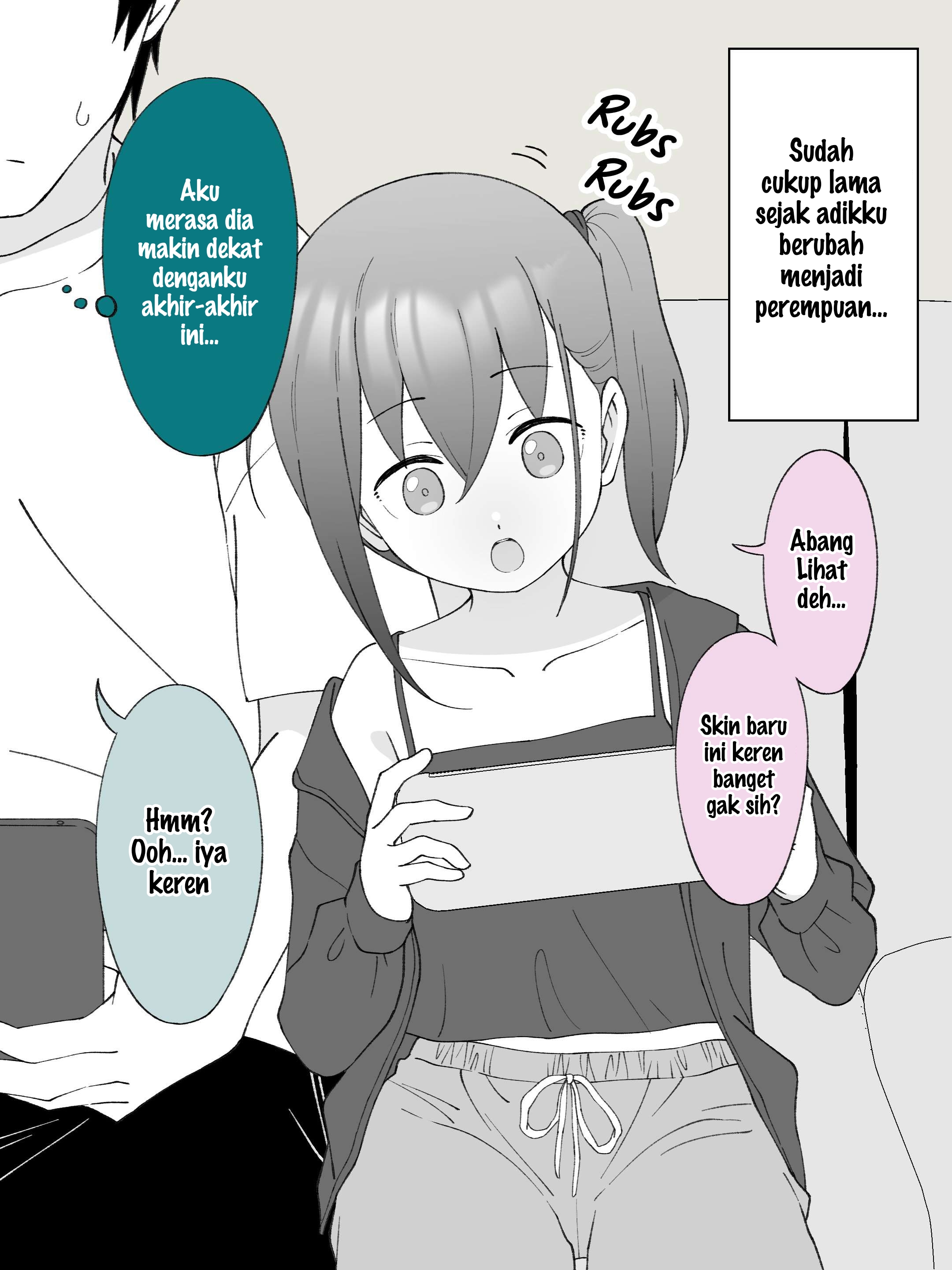 How the Little Brother Who Turned Into a Girl Became His Big Brother's Girlfriend. Chapter 133 - halaman 1