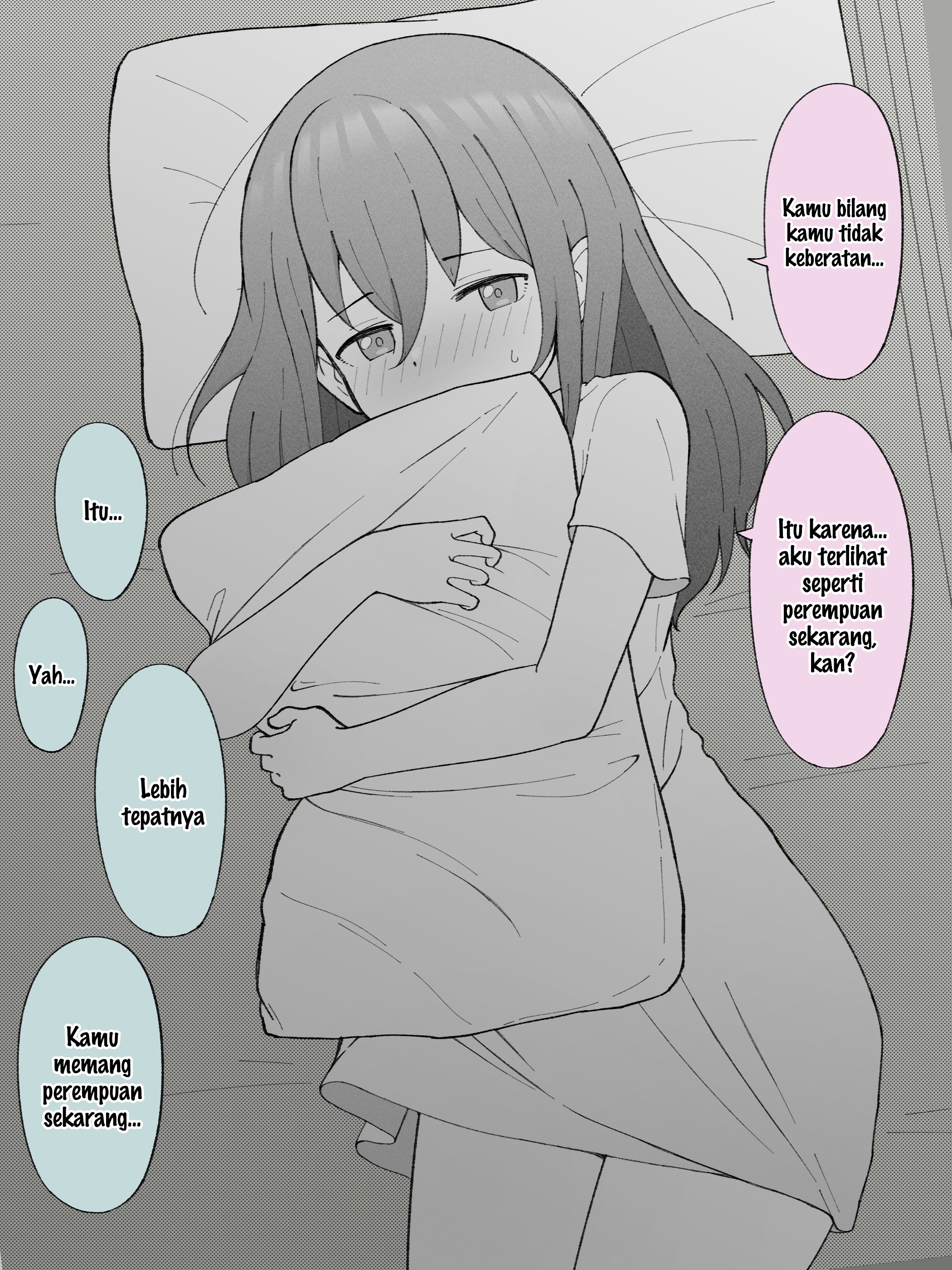 How the Little Brother Who Turned Into a Girl Became His Big Brother's Girlfriend. Chapter 15 - halaman 2