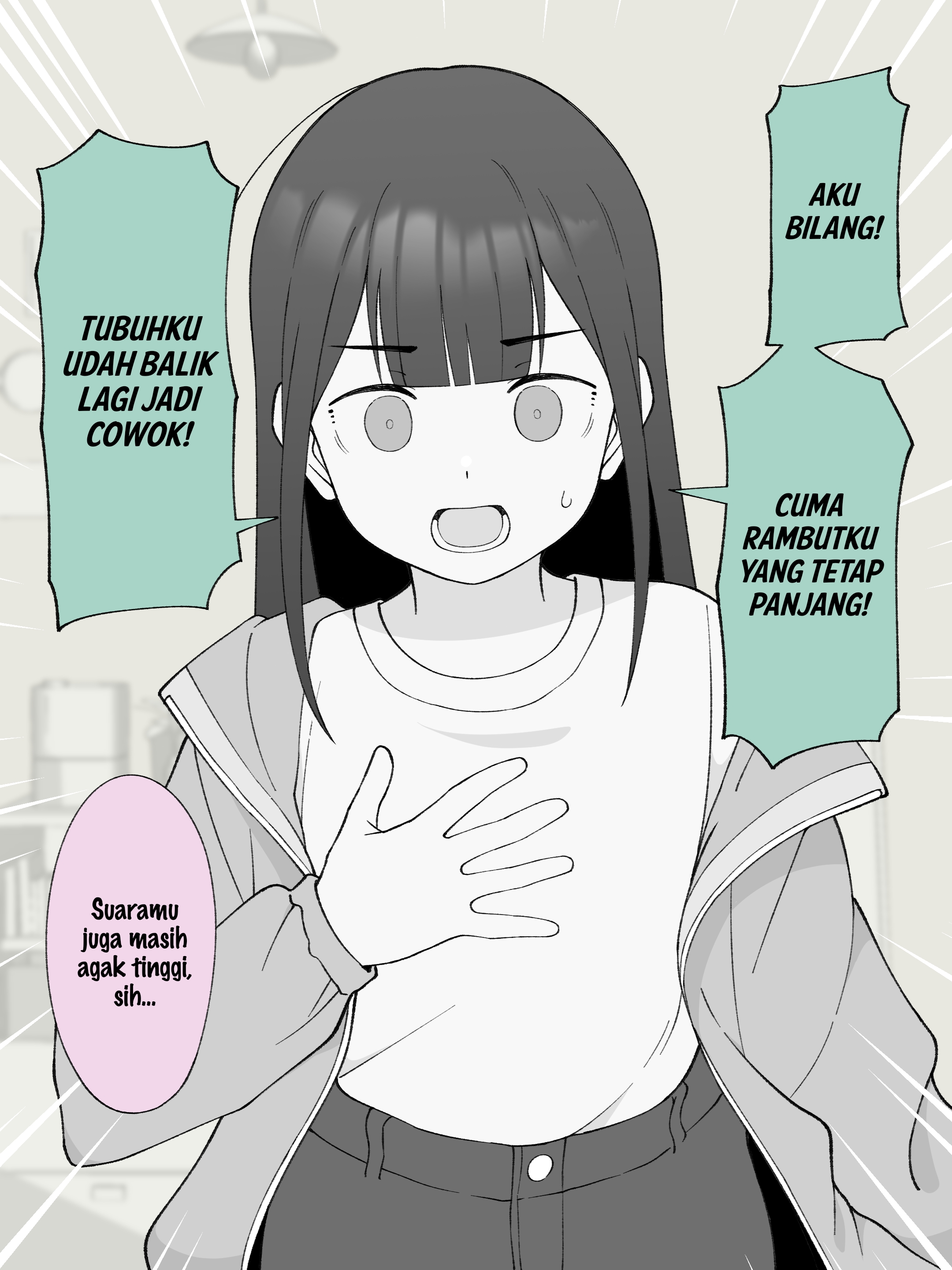 How the Little Brother Who Turned Into a Girl Became His Big Brother's Girlfriend. Chapter 172 - halaman 1