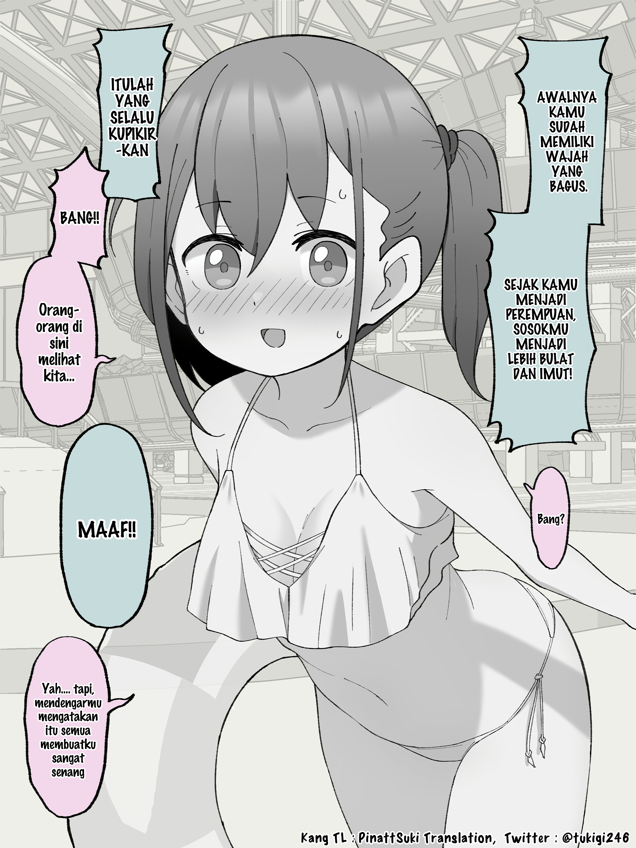 How the Little Brother Who Turned Into a Girl Became His Big Brother's Girlfriend. Chapter 27 - halaman 5