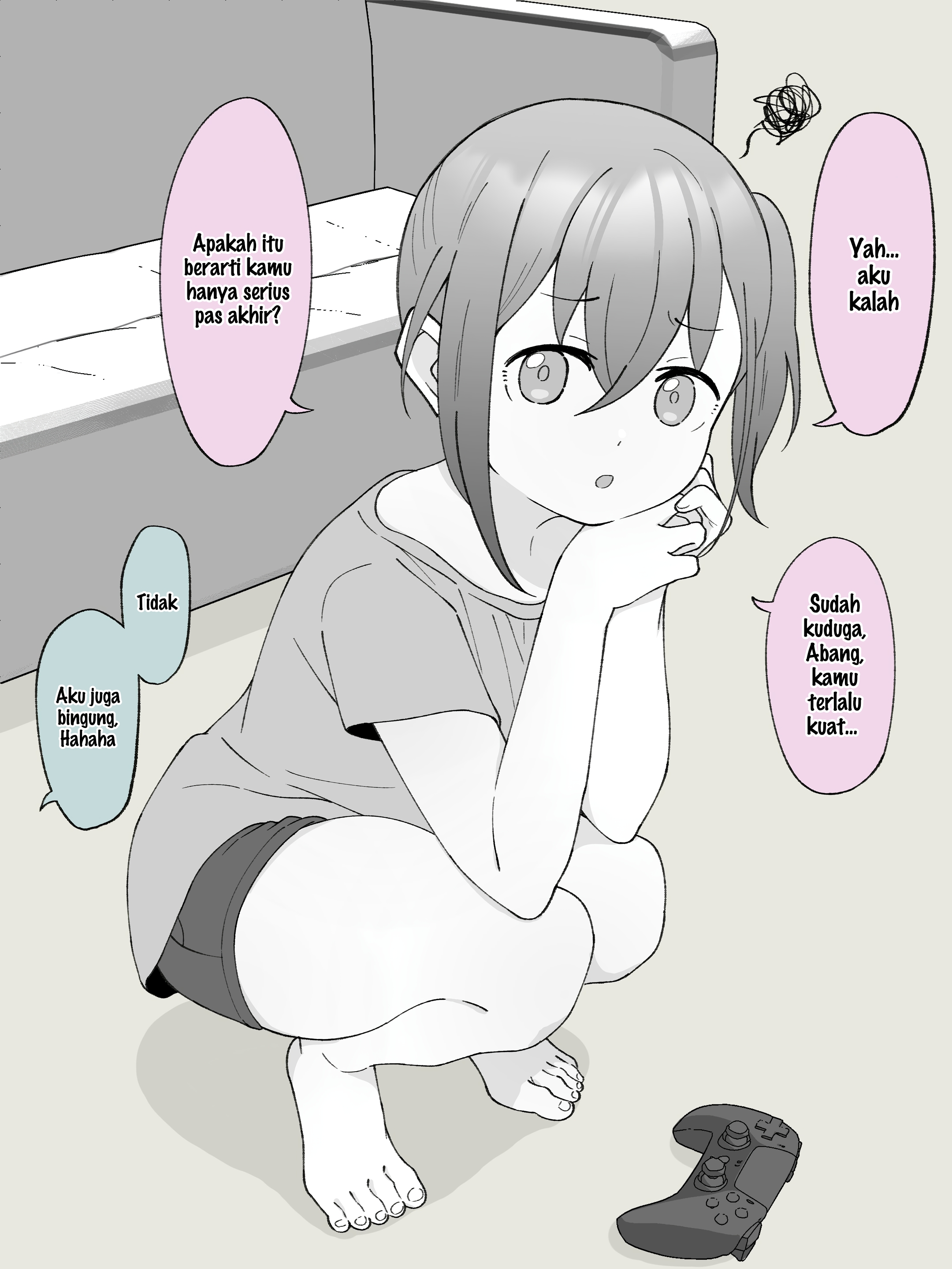 How the Little Brother Who Turned Into a Girl Became His Big Brother's Girlfriend. Chapter 39.5 - halaman 1