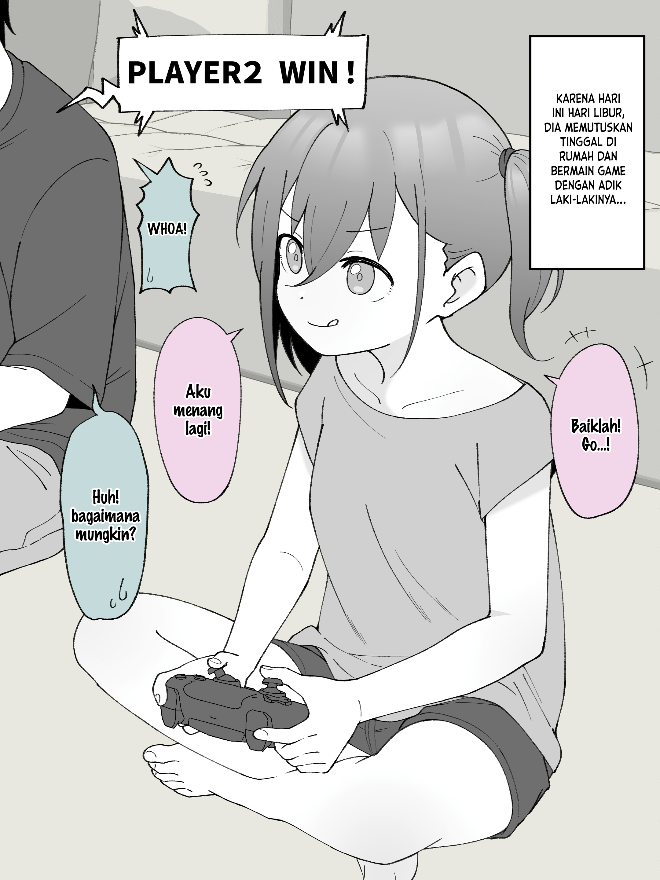 How the Little Brother Who Turned Into a Girl Became His Big Brother's Girlfriend. Chapter 39 - halaman 1