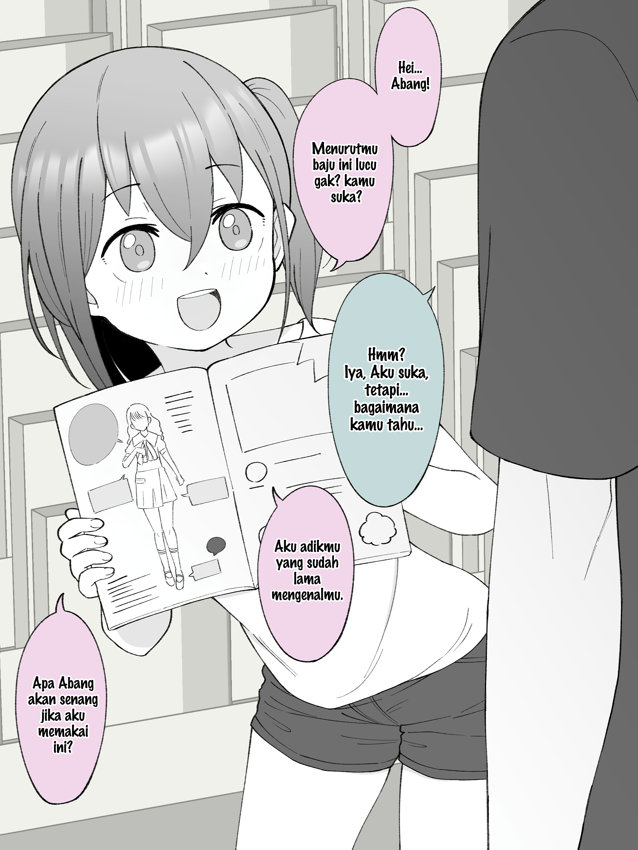 How the Little Brother Who Turned Into a Girl Became His Big Brother's Girlfriend. Chapter 40 - halaman 1