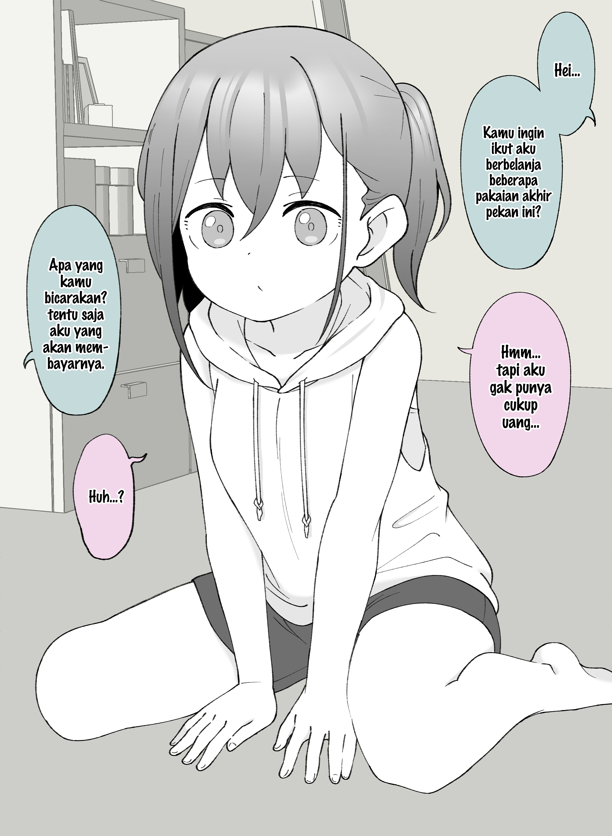 How the Little Brother Who Turned Into a Girl Became His Big Brother's Girlfriend. Chapter 42 - halaman 1