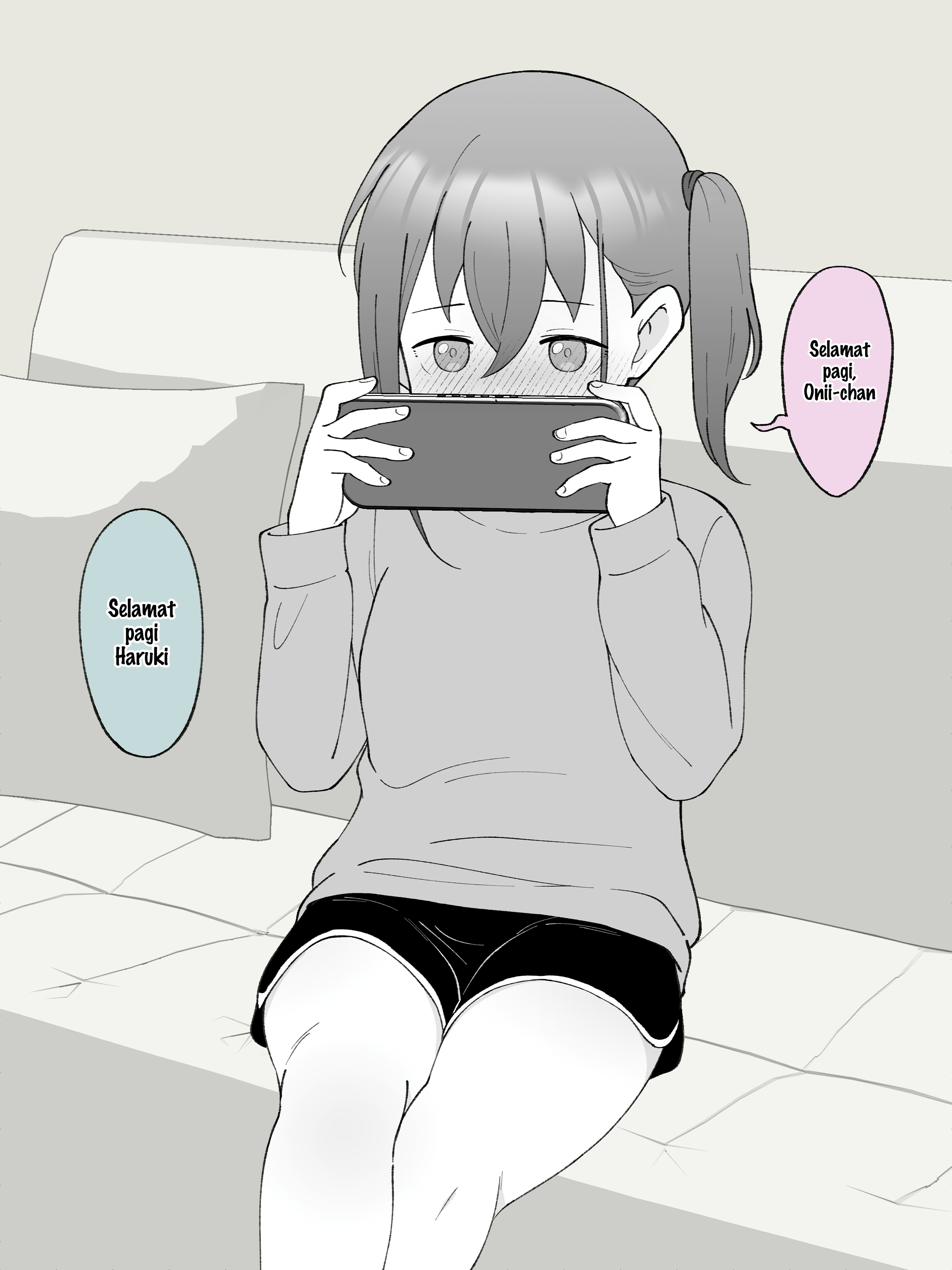 How the Little Brother Who Turned Into a Girl Became His Big Brother's Girlfriend. Chapter 55 - halaman 4
