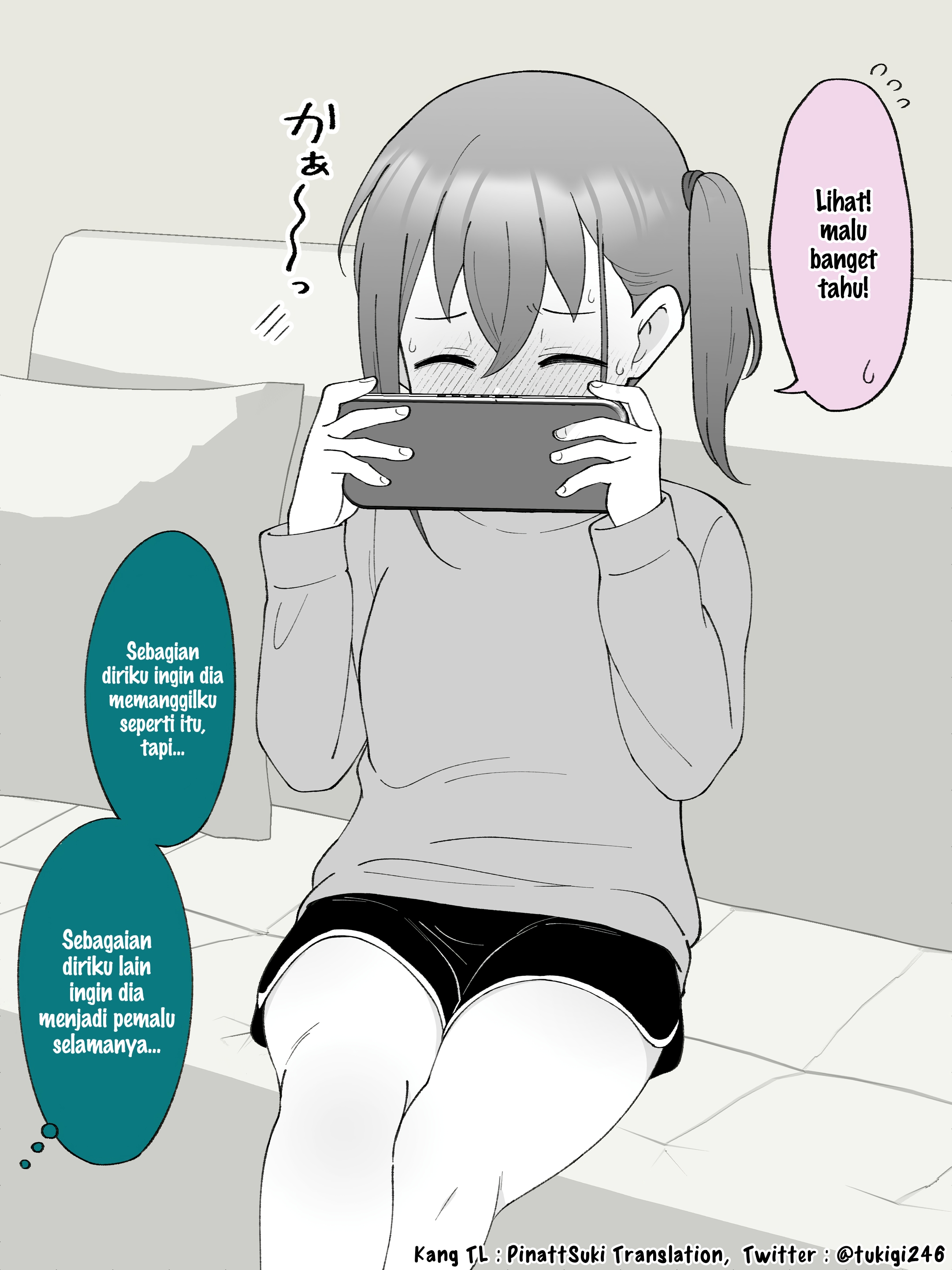 How the Little Brother Who Turned Into a Girl Became His Big Brother's Girlfriend. Chapter 55 - halaman 5
