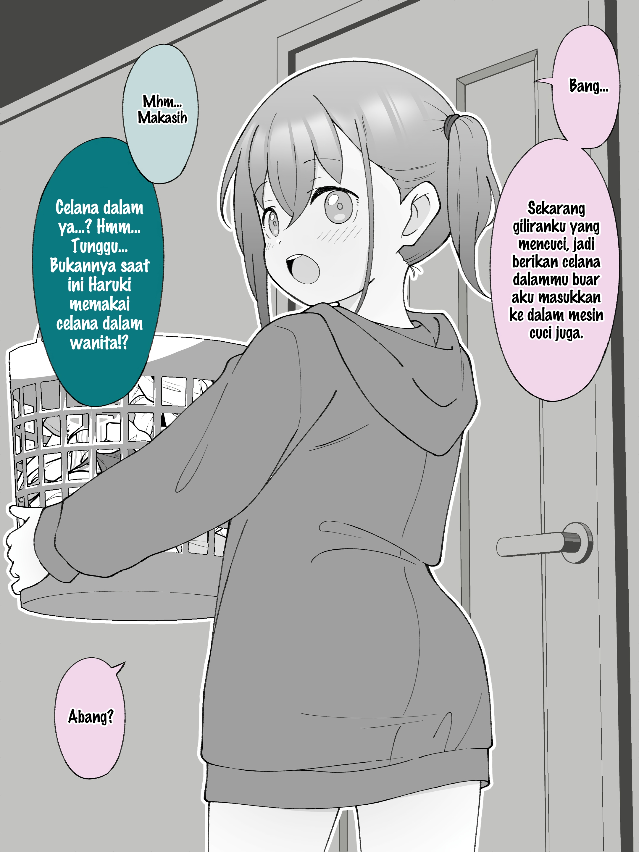 How the Little Brother Who Turned Into a Girl Became His Big Brother's Girlfriend. Chapter 56 - halaman 1