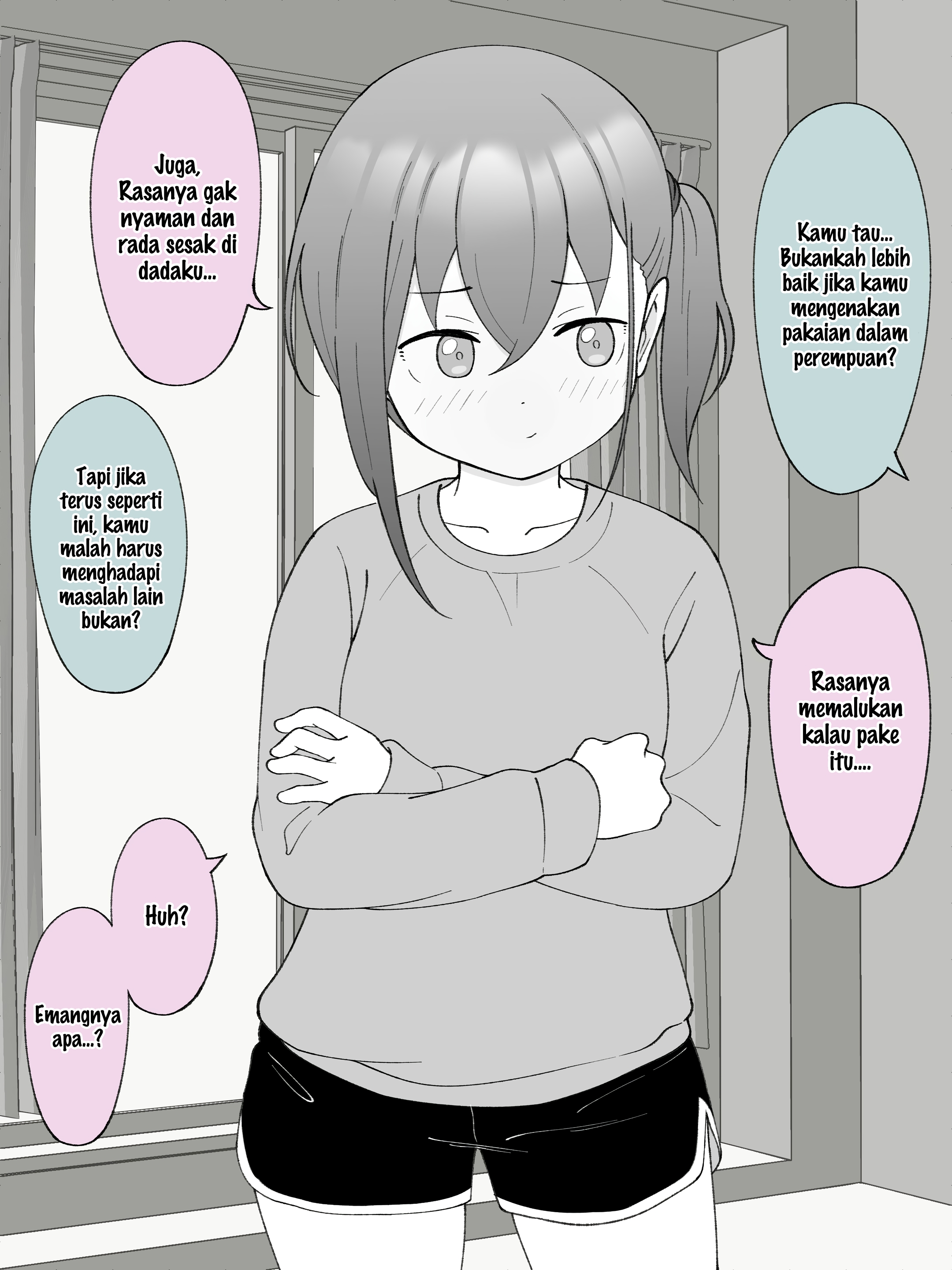 How the Little Brother Who Turned Into a Girl Became His Big Brother's Girlfriend. Chapter 57 - halaman 1