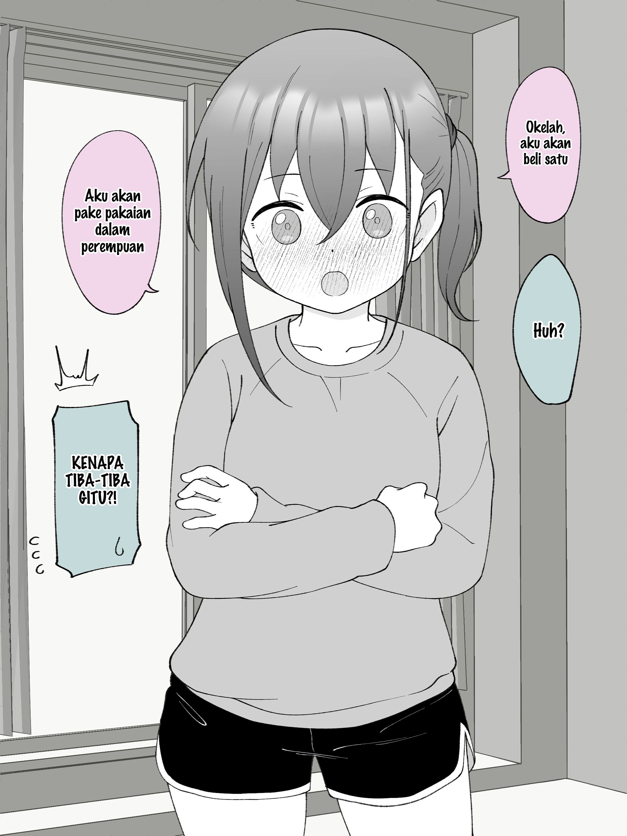 How the Little Brother Who Turned Into a Girl Became His Big Brother's Girlfriend. Chapter 57 - halaman 3
