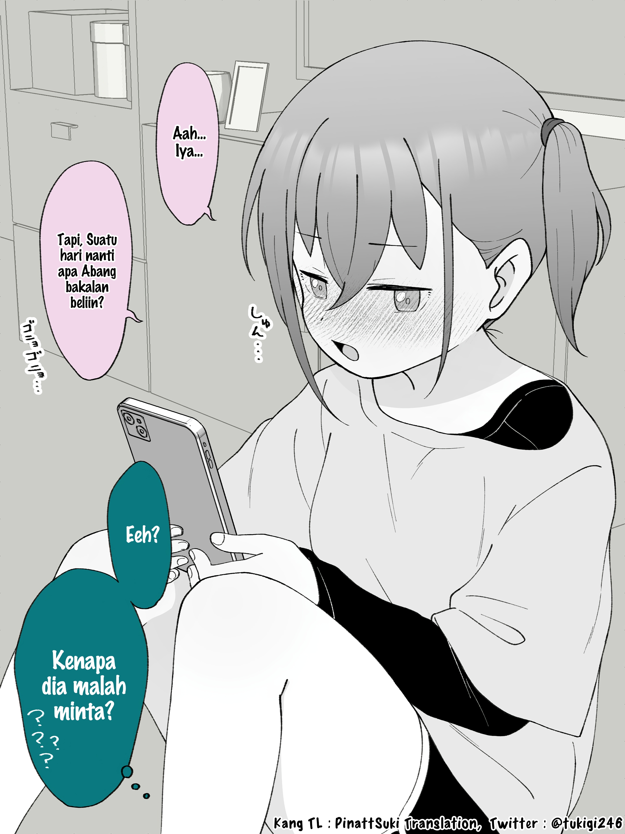 How the Little Brother Who Turned Into a Girl Became His Big Brother's Girlfriend. Chapter 59 - halaman 5