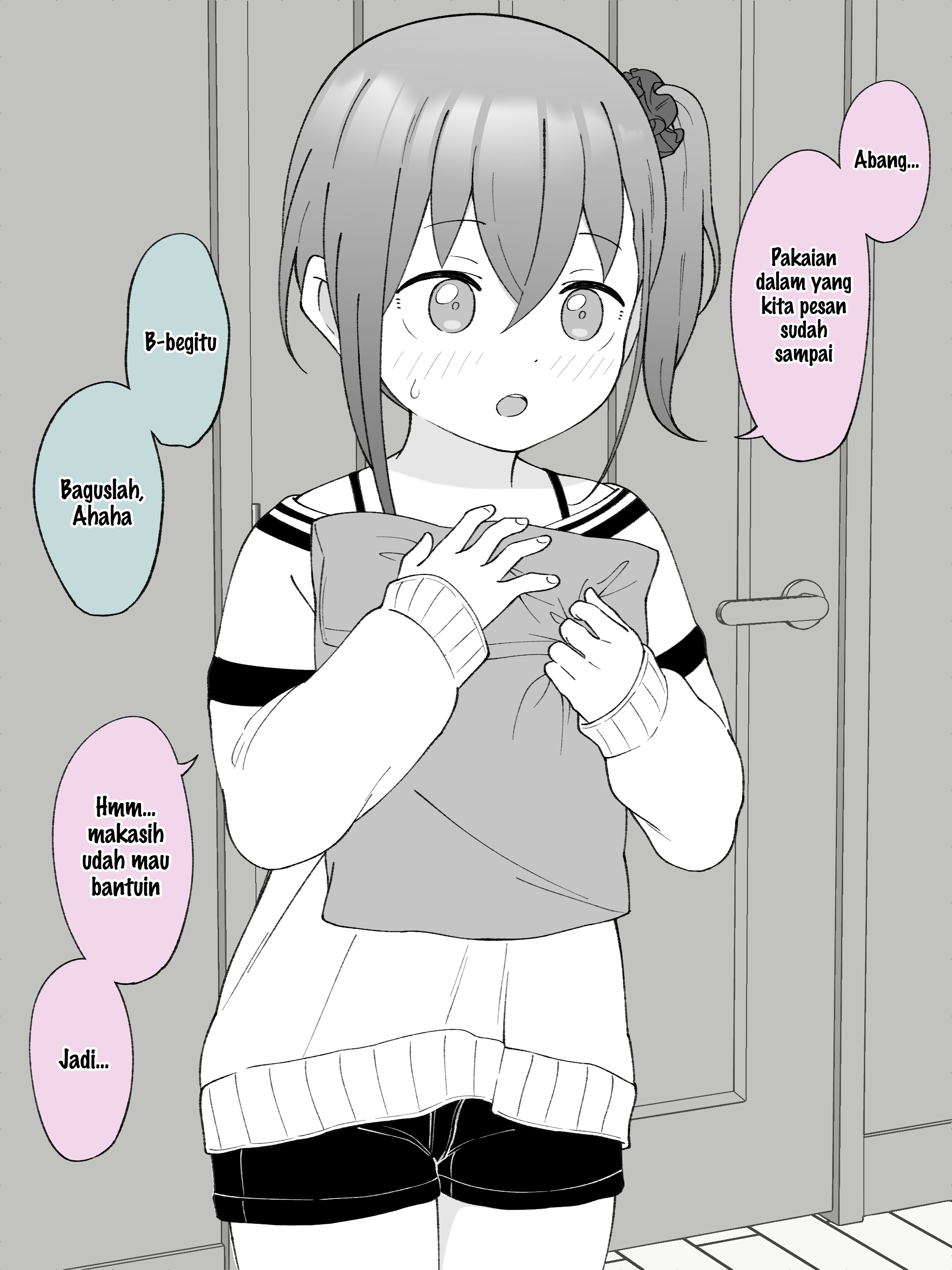 How the Little Brother Who Turned Into a Girl Became His Big Brother's Girlfriend. Chapter 60 - halaman 1