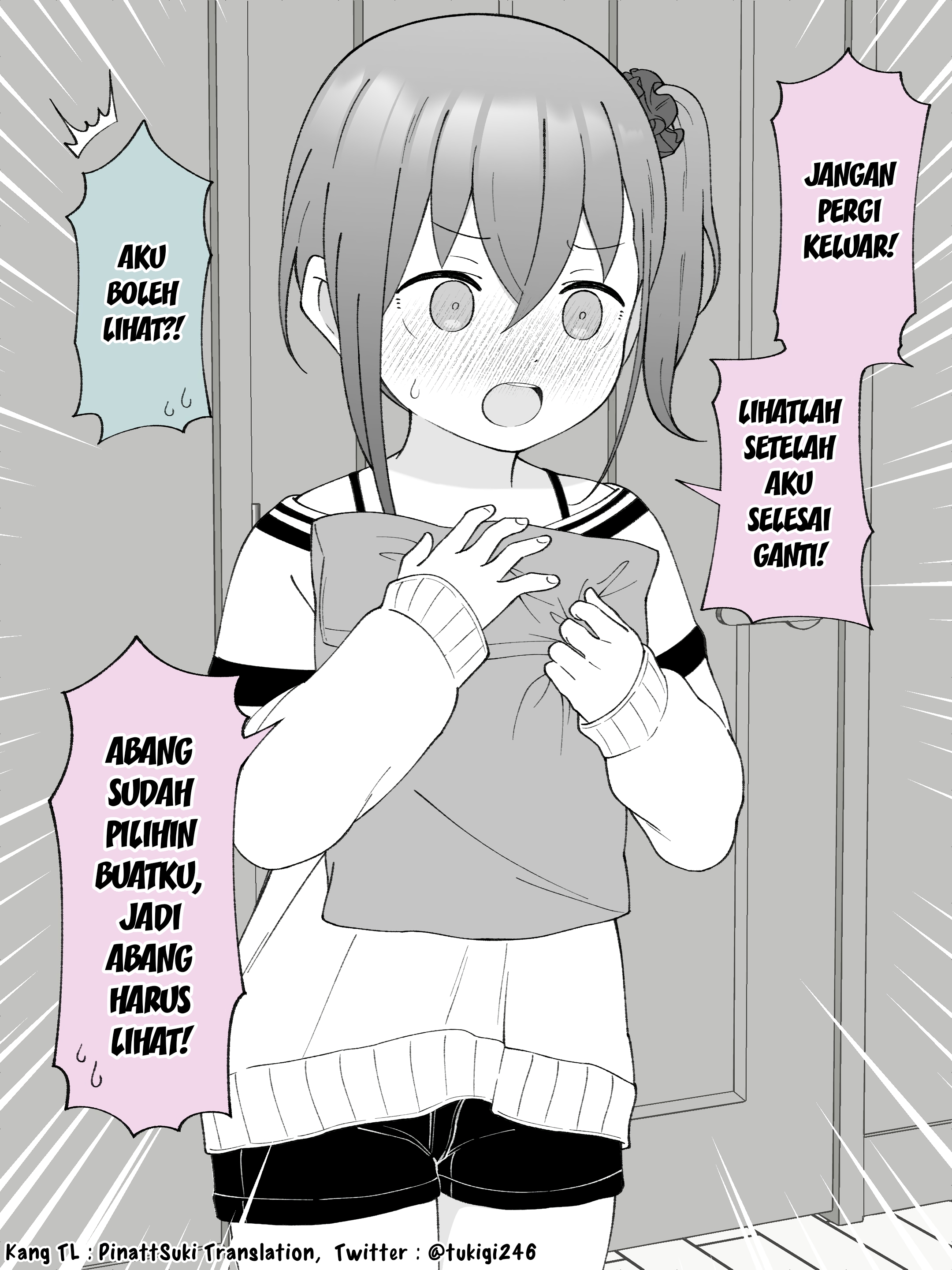 How the Little Brother Who Turned Into a Girl Became His Big Brother's Girlfriend. Chapter 60 - halaman 4