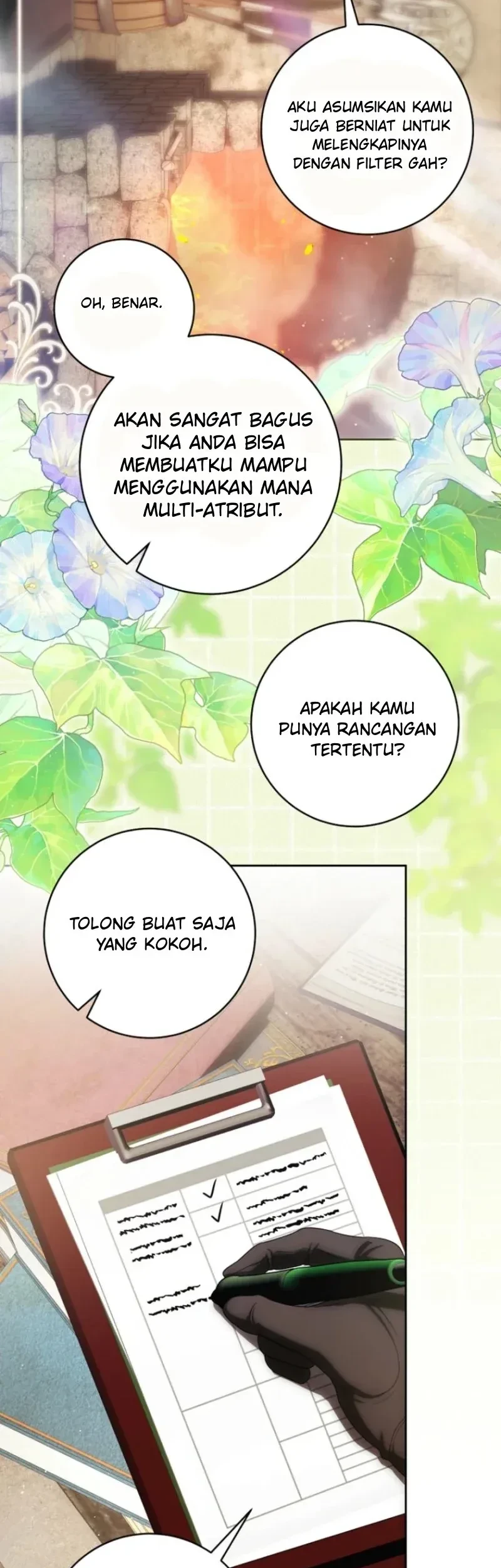 How to Get On the Main Character's Flower Path Chapter 36 - halaman 21
