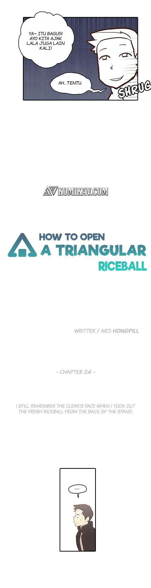 How to Open a Triangular Riceball Chapter 24 - halaman 4