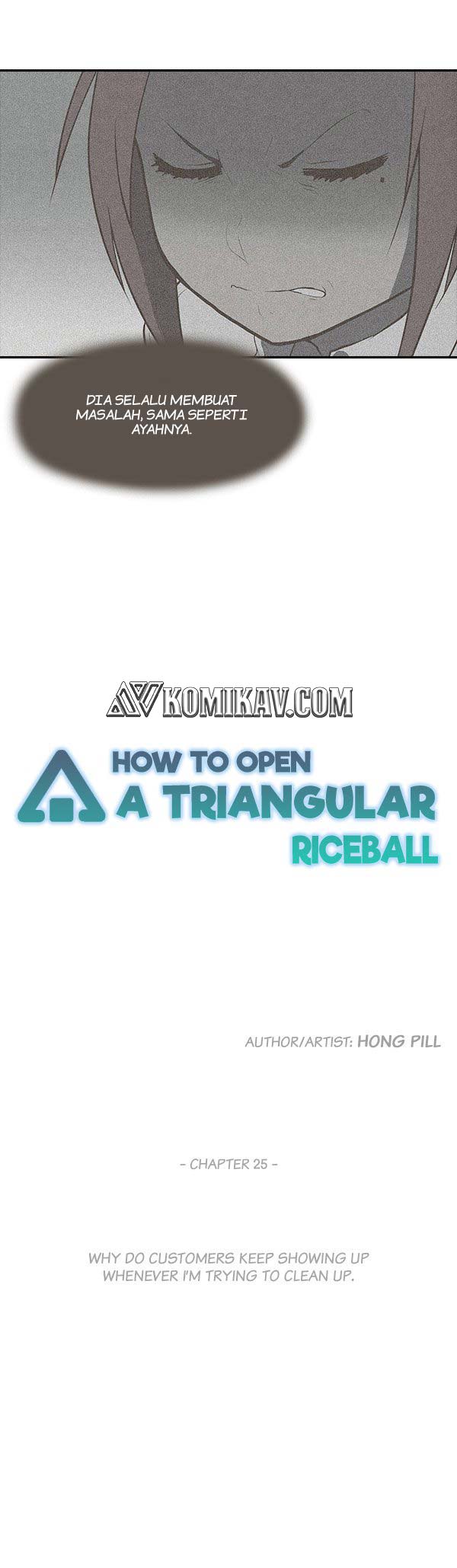 How to Open a Triangular Riceball Chapter 25 - halaman 4