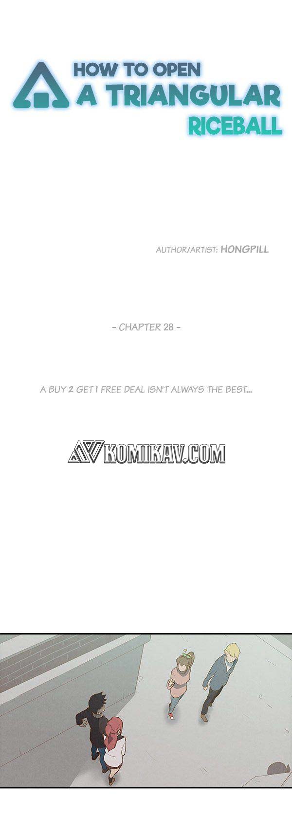 How to Open a Triangular Riceball Chapter 28 - halaman 4