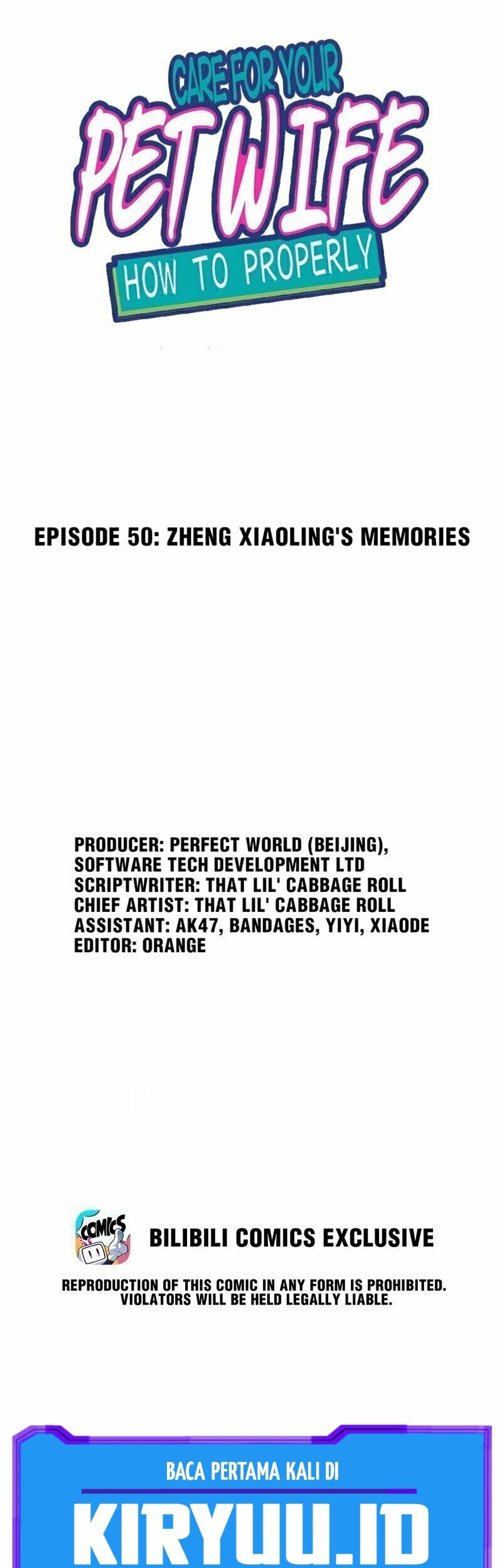 How To Properly Care For Your Pet Wife Chapter 50 - halaman 3