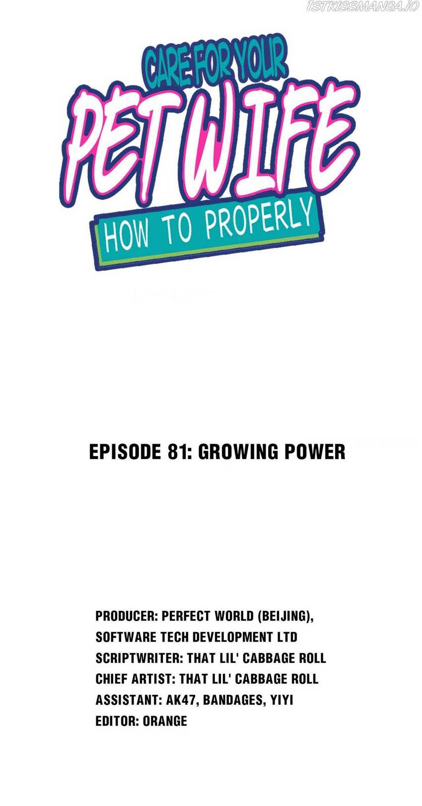 How To Properly Care For Your Pet Wife Chapter 81 - halaman 2