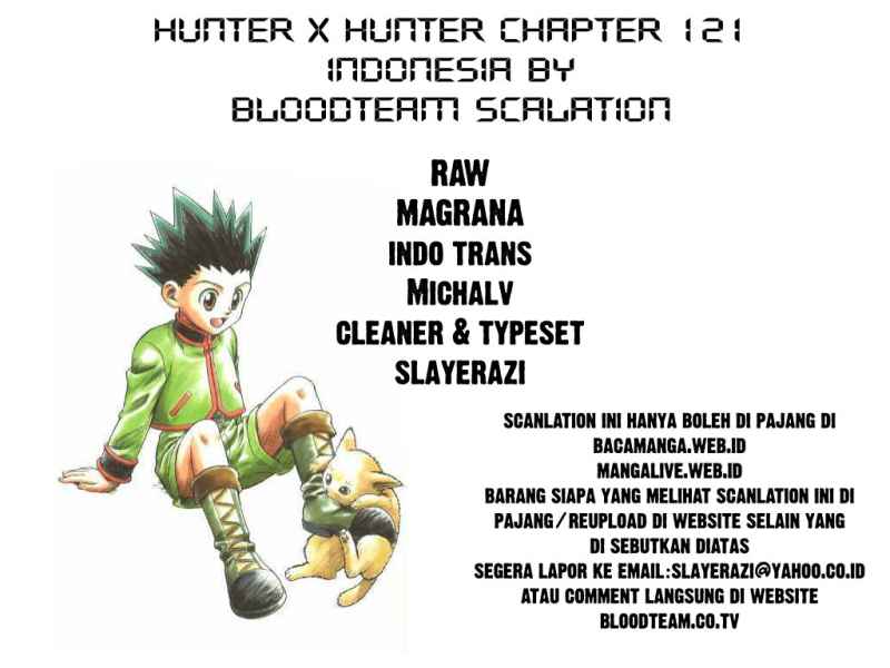 Hunter x Hunter Chapter 121 - halaman 1