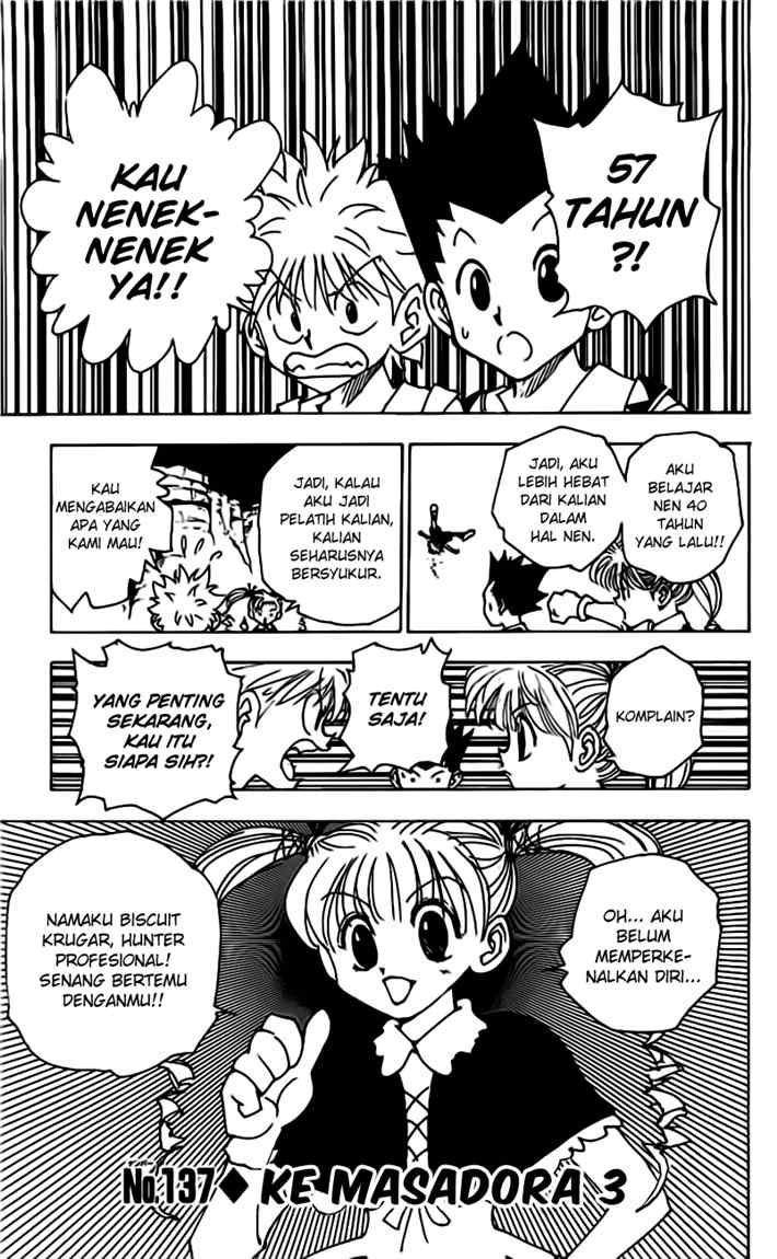 Hunter x Hunter Chapter 137 - halaman 2