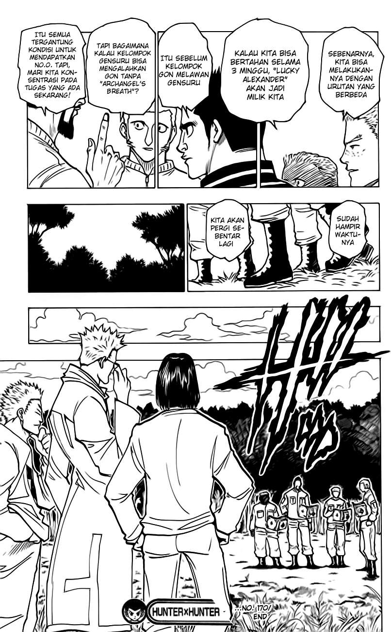 Hunter x Hunter Chapter 170 - halaman 16