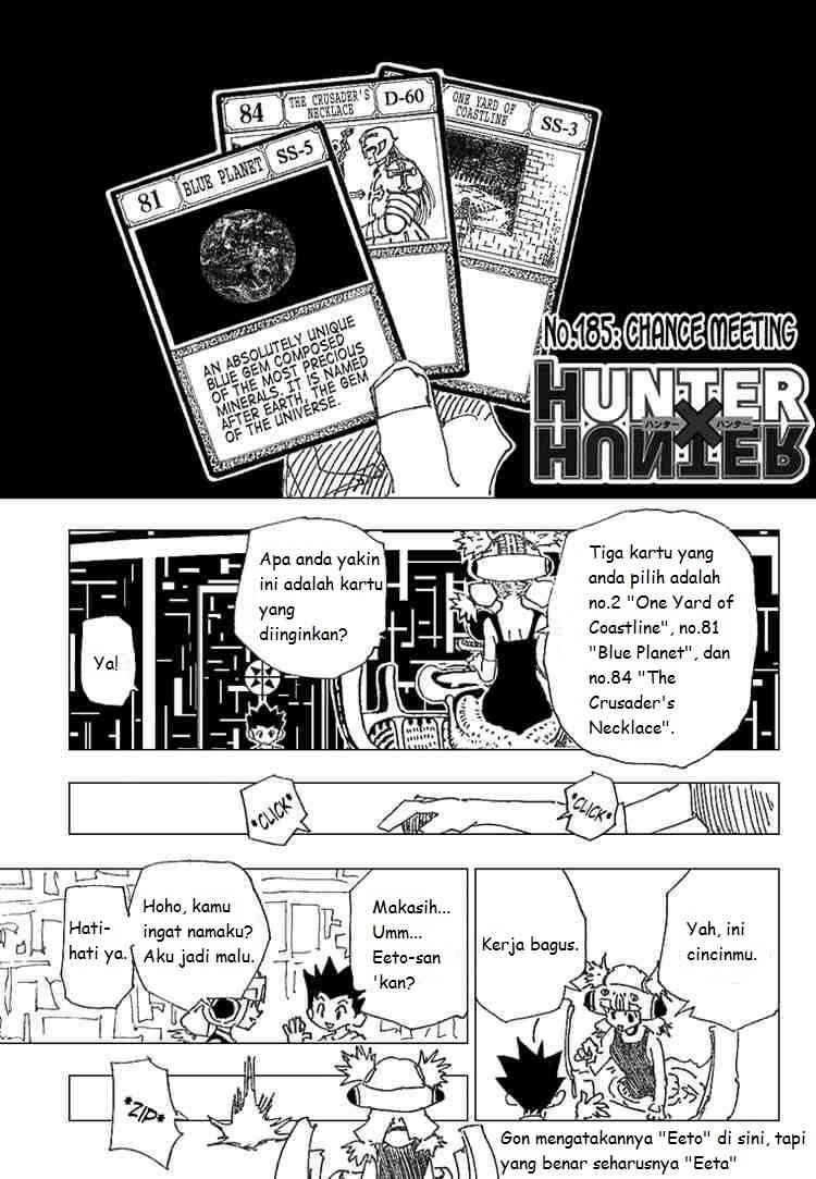 Hunter x Hunter Chapter 185 - halaman 1