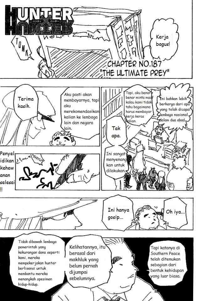 Hunter x Hunter Chapter 187 - halaman 1