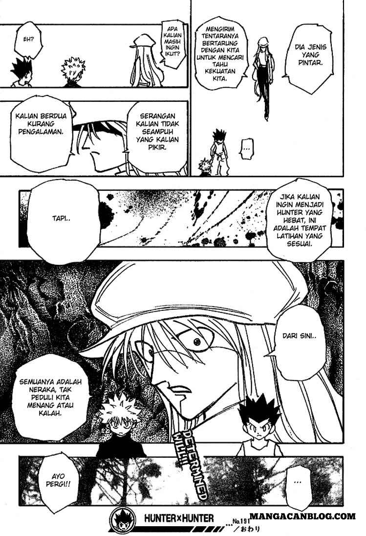 Hunter x Hunter Chapter 191 - halaman 17