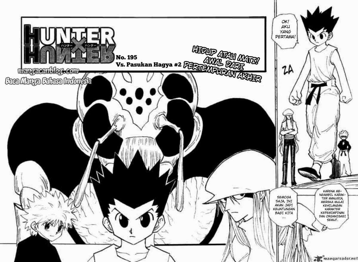 Hunter x Hunter Chapter 195 - halaman 3