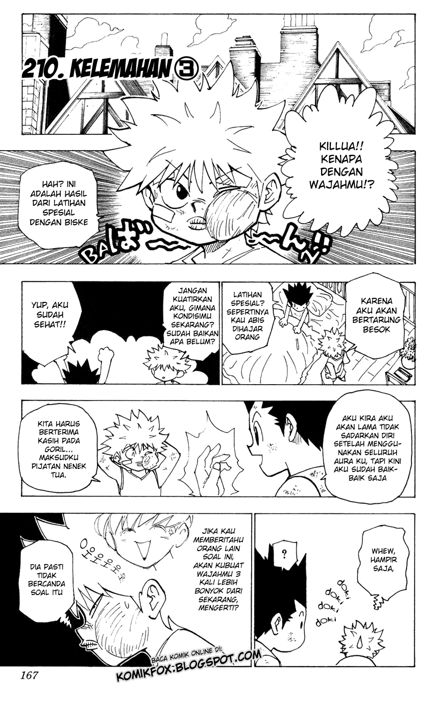Hunter x Hunter Chapter 210 - halaman 1