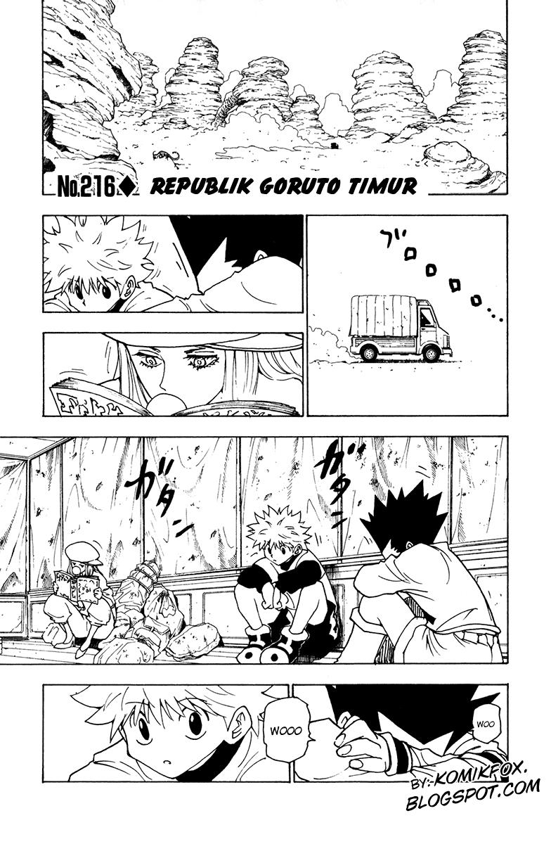 Hunter x Hunter Chapter 216 - halaman 1