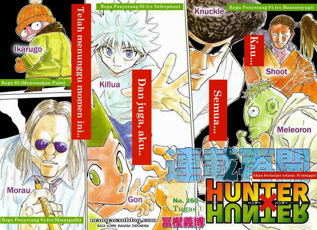 Hunter x Hunter Chapter 261 - halaman 2