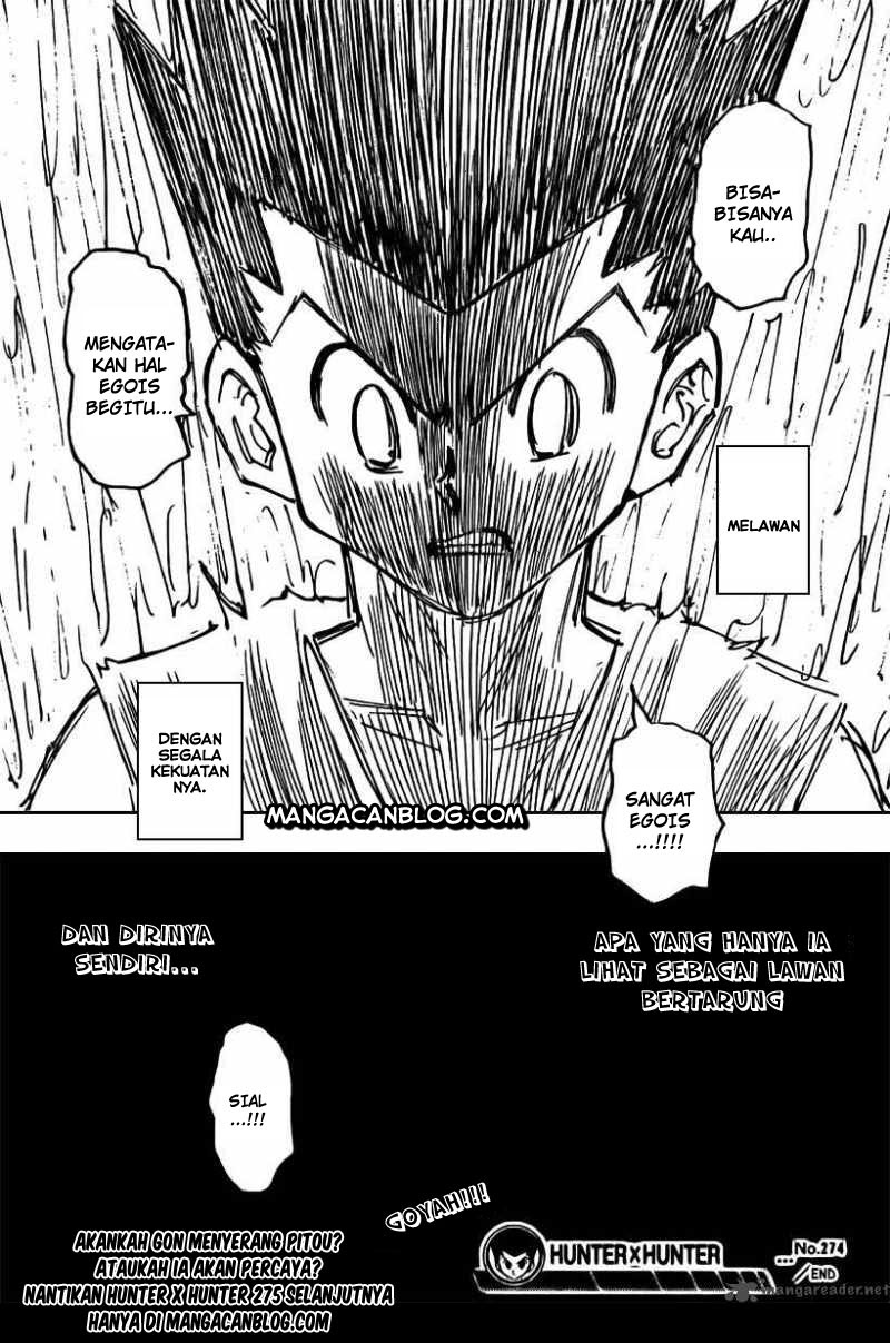 Hunter x Hunter Chapter 274 - halaman 19