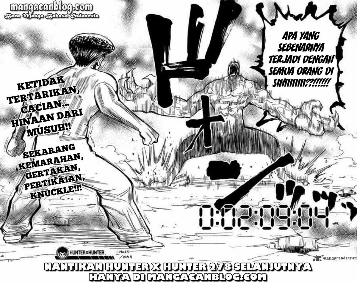 Hunter x Hunter Chapter 277 - halaman 19
