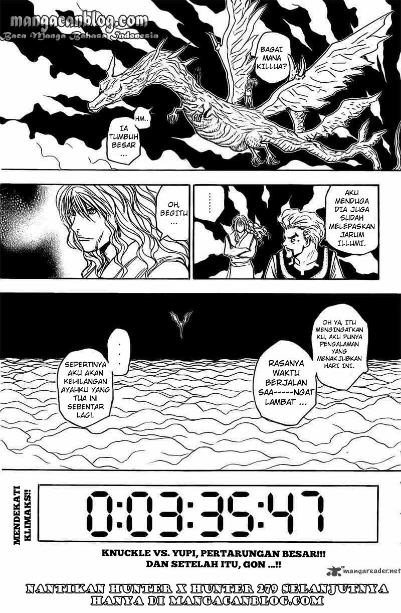 Hunter x Hunter Chapter 278 - halaman 19