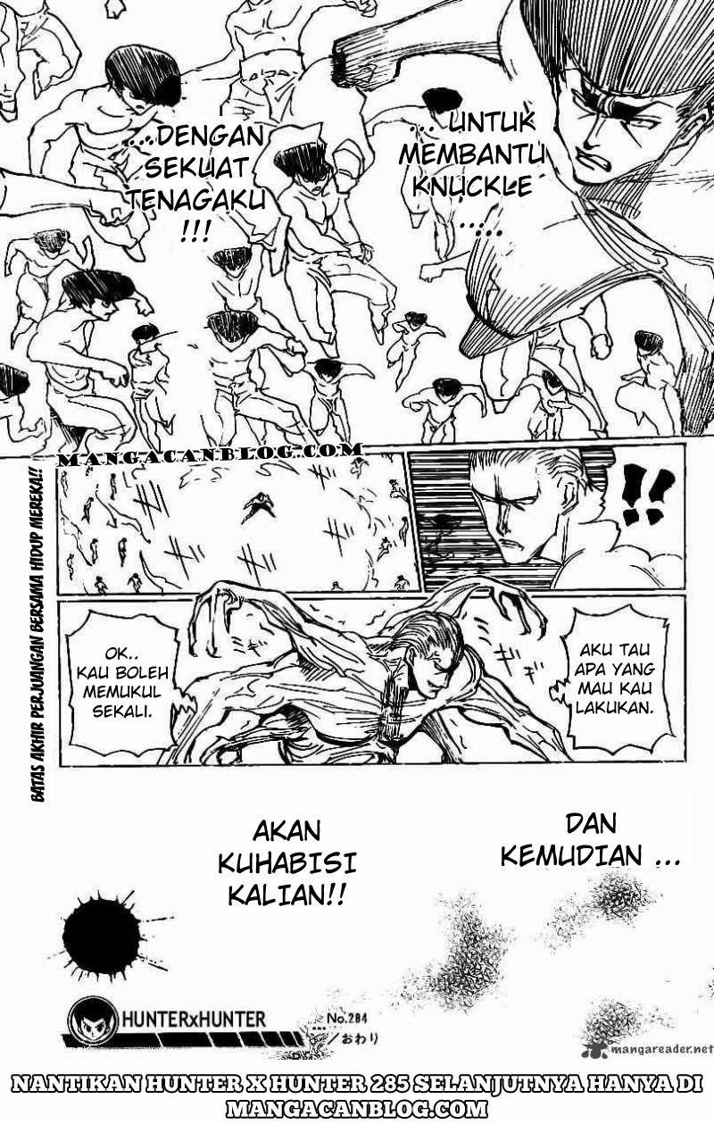Hunter x Hunter Chapter 284 - halaman 17