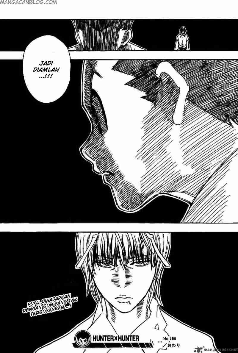 Hunter x Hunter Chapter 286 - halaman 19