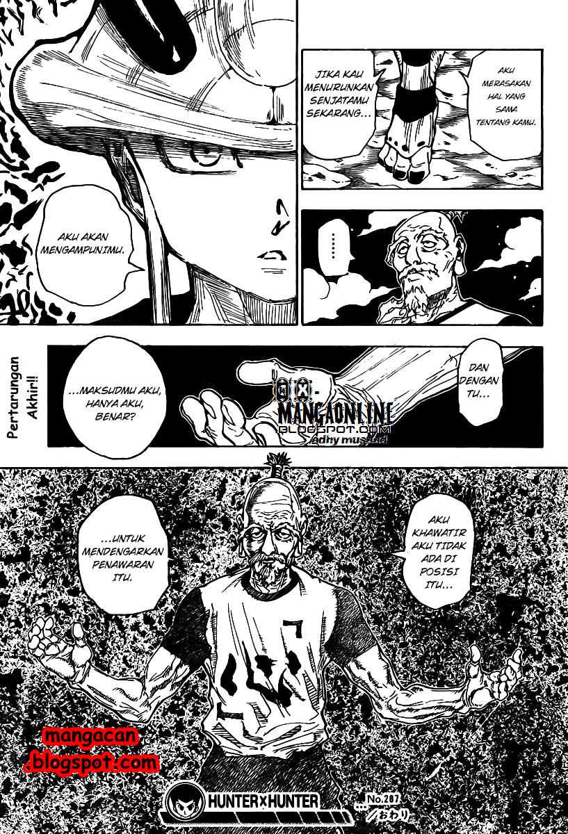 Hunter x Hunter Chapter 287 - halaman 17