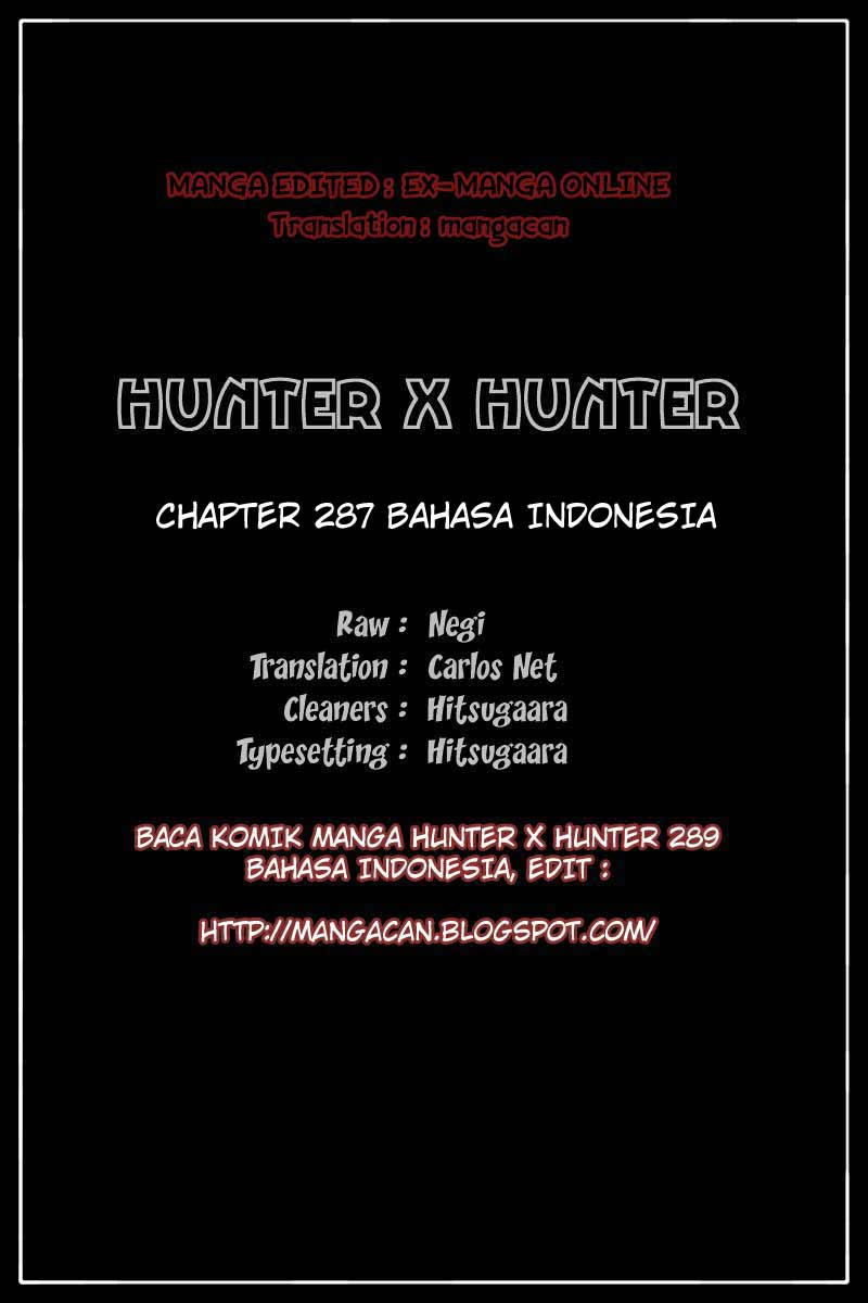 Hunter x Hunter Chapter 287 - halaman 18