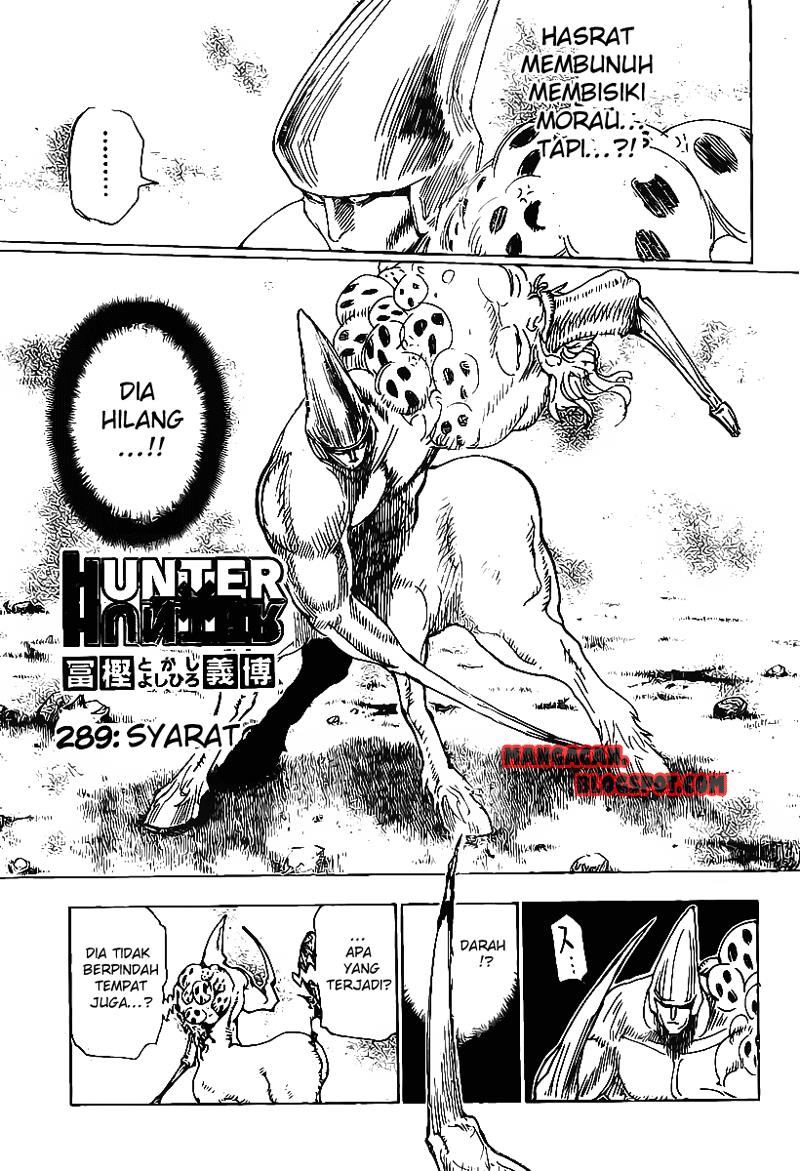 Hunter x Hunter Chapter 289 - halaman 1