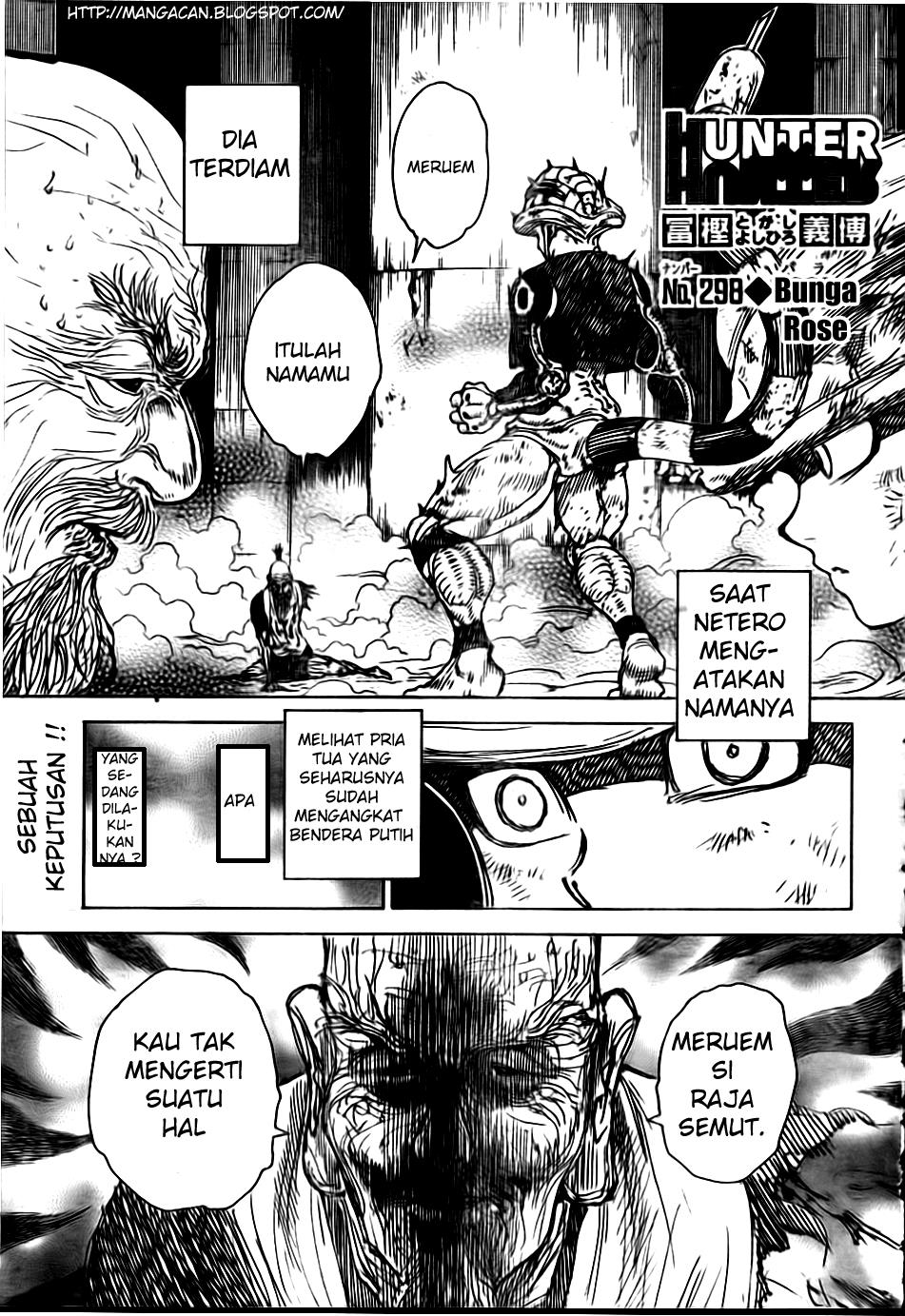 Hunter x Hunter Chapter 298 - halaman 1