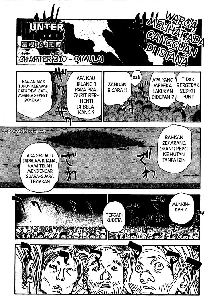 Hunter x Hunter Chapter 310 - halaman 2