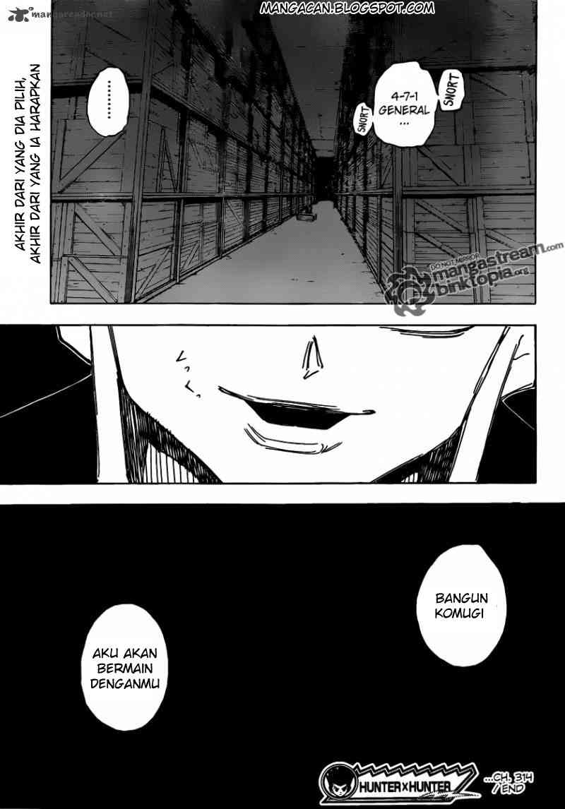 Hunter x Hunter Chapter 314 - halaman 18