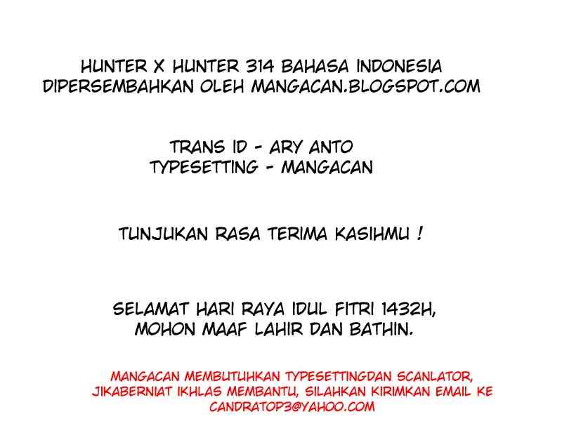 Hunter x Hunter Chapter 314 - halaman 19