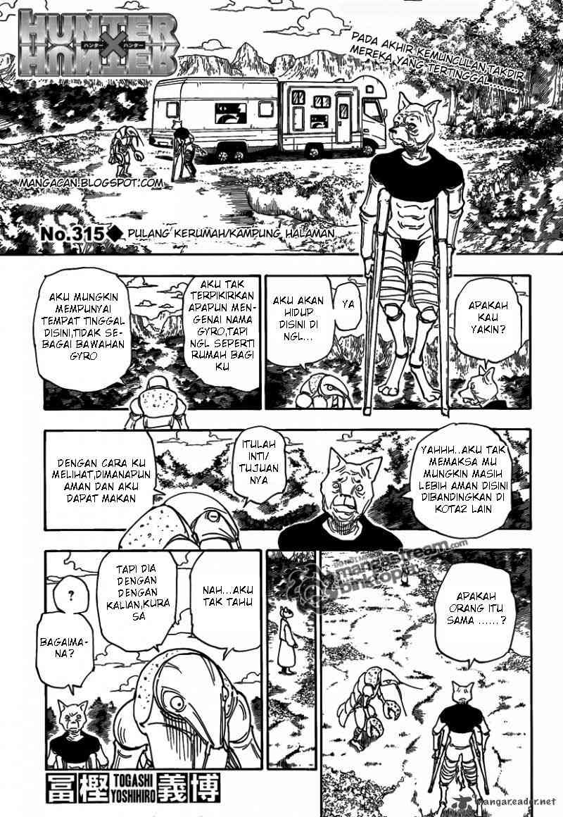 Hunter x Hunter Chapter 315 - halaman 1