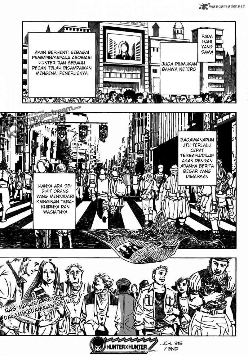 Hunter x Hunter Chapter 315 - halaman 18