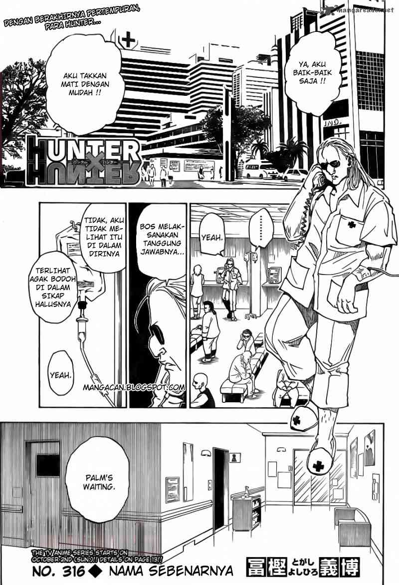 Hunter x Hunter Chapter 316 - halaman 1